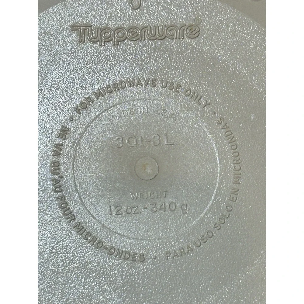 Tupperware Stack Cooker 3 Qt‎ Bowl & Seal Plus Strainer Colander Almond